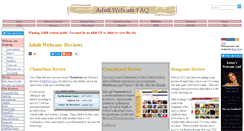 Desktop Screenshot of adult-webcam-faq.com