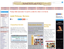 Tablet Screenshot of adult-webcam-faq.com